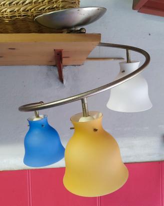 lampadario a spirale