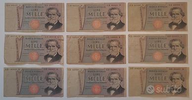 GIRO COMPLETO LIRE 1000 GIUSEPPE VERDI