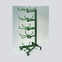 Espositore per tubo giardino girevole