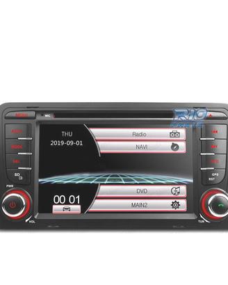 RADIO NAVIGATORE 7" PER AUDI A3 8P 03-12 USB GPS 
