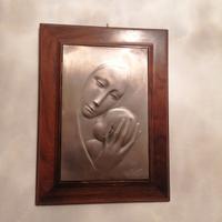 Madonna con Gesu' bambino scultura di Ottaviani