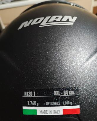  Casco nuovo Nolan  modulare nero 