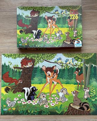 Disney Schmidt Puzzle Bambi vintage