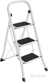 SONGMICS Scaletta a 3 Gradini, Portata 150 kg