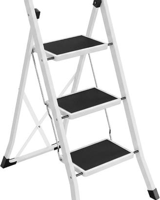 SONGMICS Scaletta a 3 Gradini, Portata 150 kg