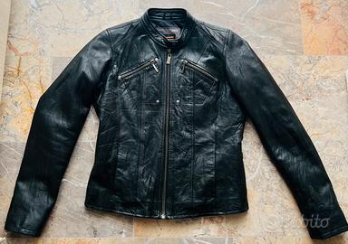 Giubbotto vera pelle donna biker “ Censured” tg S