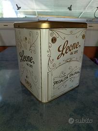scatola Dispenser Leone in latta, grande 