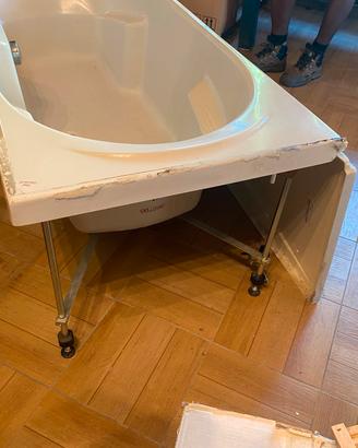 vasca da bagno vetro resina