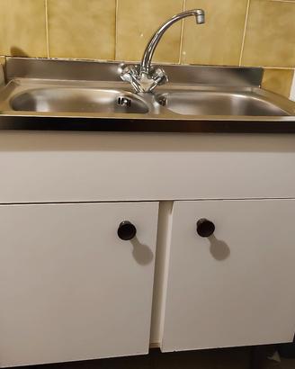 mini cucina mobiletto con lavabo acciaio inox buon