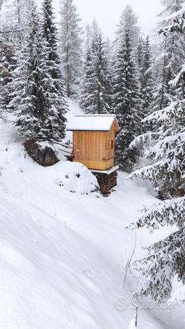 Terreno sulle Dolomiti con fabbricato