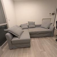 Divano letto angolare IKEA HOLMSUND – grigio scuro