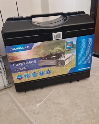 Fornello campeggio Campingaz + 4 cartucce NUOVO