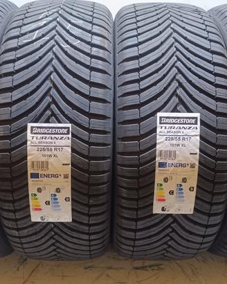 4 GOMME 225 55 17 BRIDGESTONE NUOVE 4 STAG. E15
