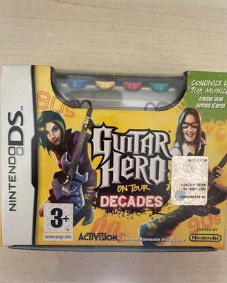 Guitar hero on tour decades nintendo ds SIGILLATO