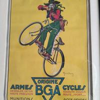 poster manifesto Origine BGA Armes Cycles