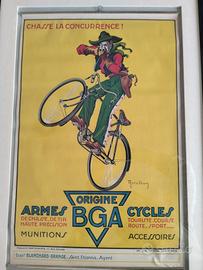 poster manifesto Origine BGA Armes Cycles