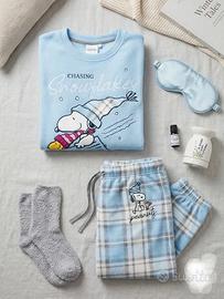 Pigiama in pile Peanuts Snoopy - taglia S