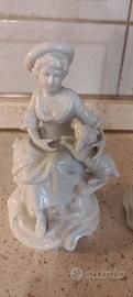 2 statuine porcellana 