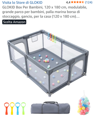 Box per bambini+ tappeto
