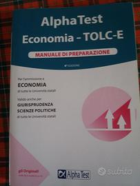 AlphaTest TOLC-E per economia, manuale + quiz