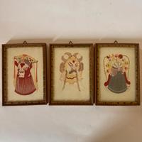 Quadrettini Cinesi Vintage  12x16 cm