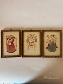 Quadrettini Cinesi Vintage  12x16 cm