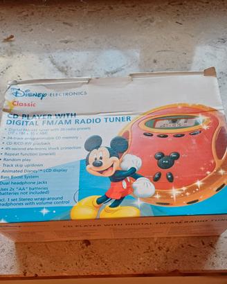 Lettore CD Disney. Nuovo. 
