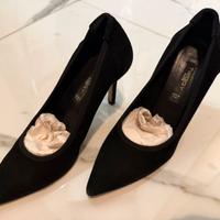 Decoltè scamosciate tg.34