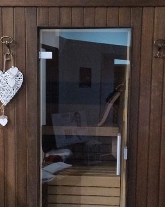 Sauna in legno di olmo - altissima qualità