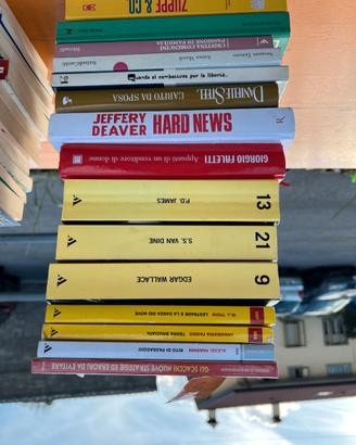 Libri narrativa, gialli, romanzi, cucina