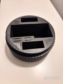 Custodia compatibile per go pro, batterie e sd