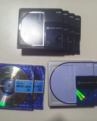 Lotto 6, n.9 minidisc TDK Music Jack 74
