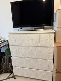 Tv samsung 37” + cassettiera ikea