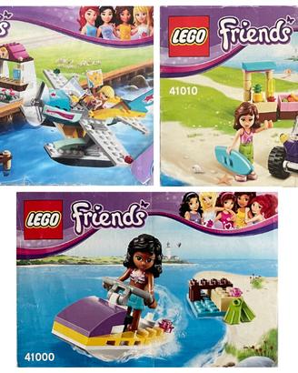 LEGO® FRIENDS - 3 SET - Tema mare e spiaggia