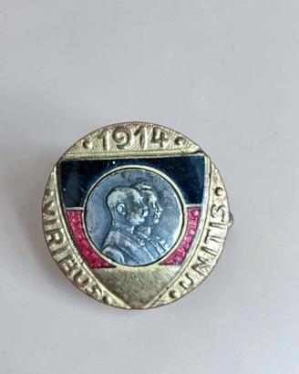WW1 Kappenabzeichen patriottico 1914