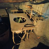 Lavandini vintage in ferro battuto e marmo