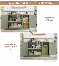 Mobile sotto lavabo per bagno Nuovo imballato 
