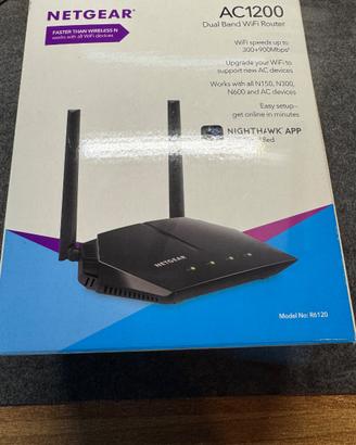 NETGEAR Router WiFi Dual Band AC1200, 4 Port