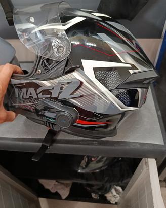 casco integrale cgm mach 2 con interfono