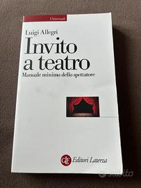 Libro Invito a teatro - Luigi Allegri