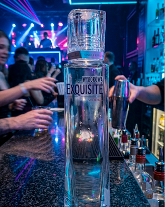 VODKA DA COLLEZIONE- ALT. 33 CM.-DESIGN FrankGehry