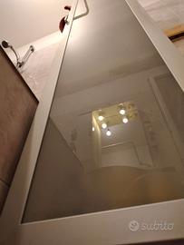 Mobiletto IKEA LILLÅNGEN con anta vetro opaco