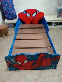 letto spiderman con led