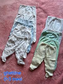 Lotto indumenti neonati 0-9 mesi