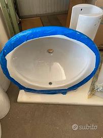 LAVABO modello TONDA con COLONNA - IDEAL STANDARD