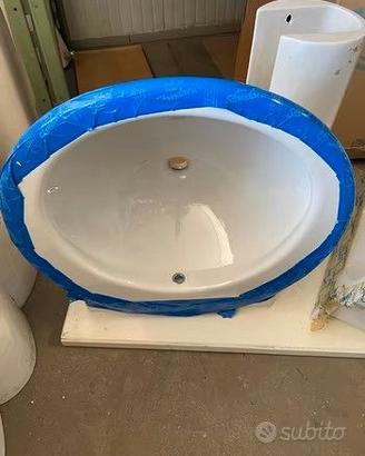 LAVABO modello TONDA con COLONNA - IDEAL STANDARD