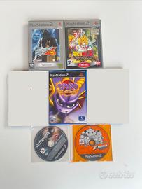 Lotto 5 giochi ps2 spyro dragon ball tekken