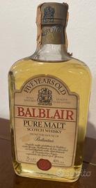 Balblair Scotch Whisky - anni 80