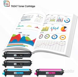 toner nero, ciano, magenta multifunzione Brother