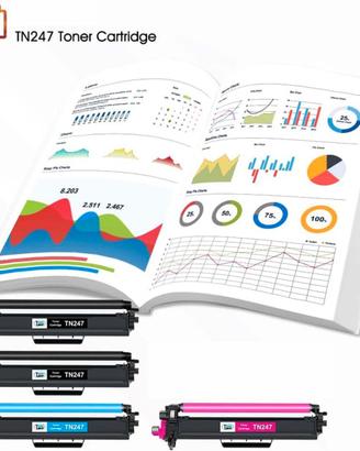 toner nero, ciano, magenta multifunzione Brother